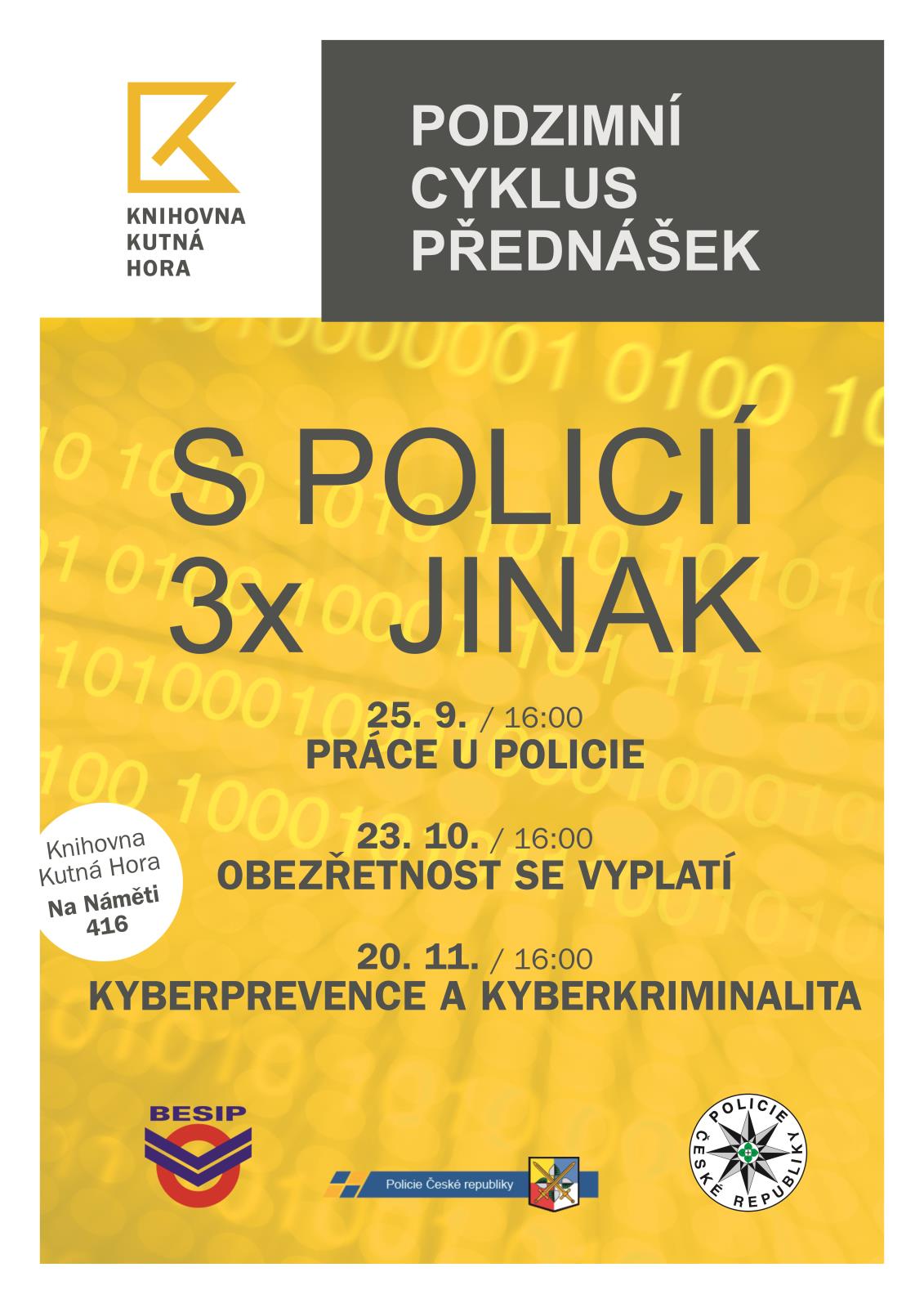Policie ČR - Podzimní cyklus přednášek
