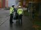 Policisté rozdávali reflexní prvky