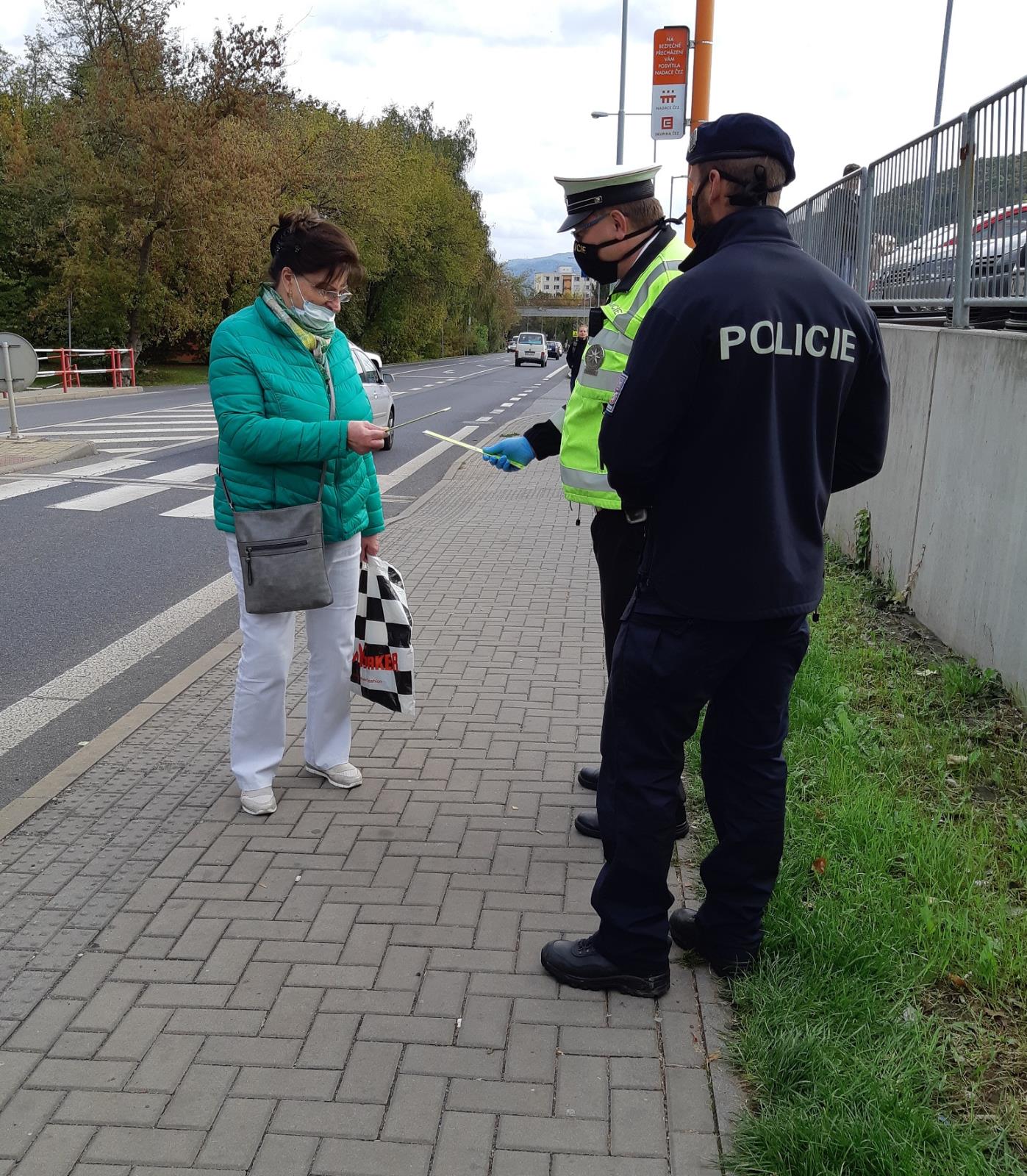 Policisté se zaměřili na chodce