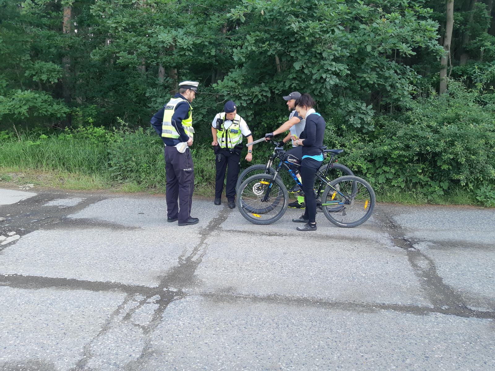 Policisté se zaměřili na cyklisty