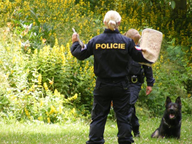 Policisté u dětí z DD a MŠ v Ledcích