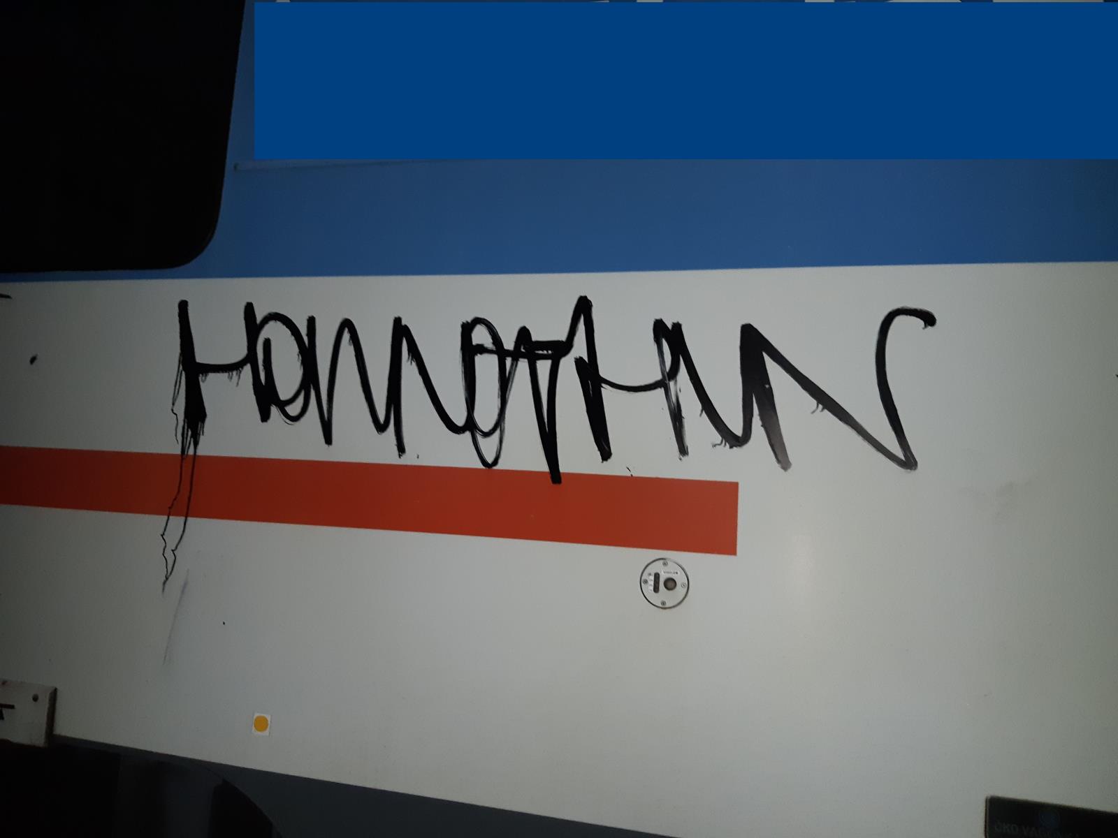 Pomalovaný vlak