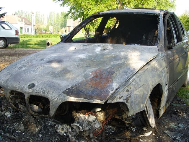 Požár vozidla