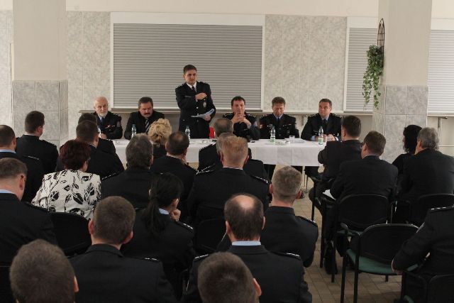 Pracovní jednáni s vedoucími policisty