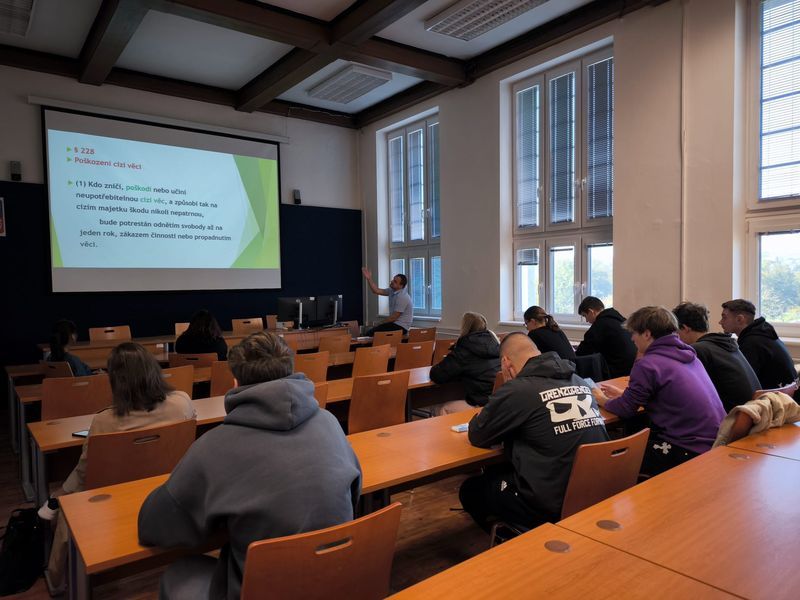 Praxe středoškolských studentů na ÚO Náchod - květen 2025