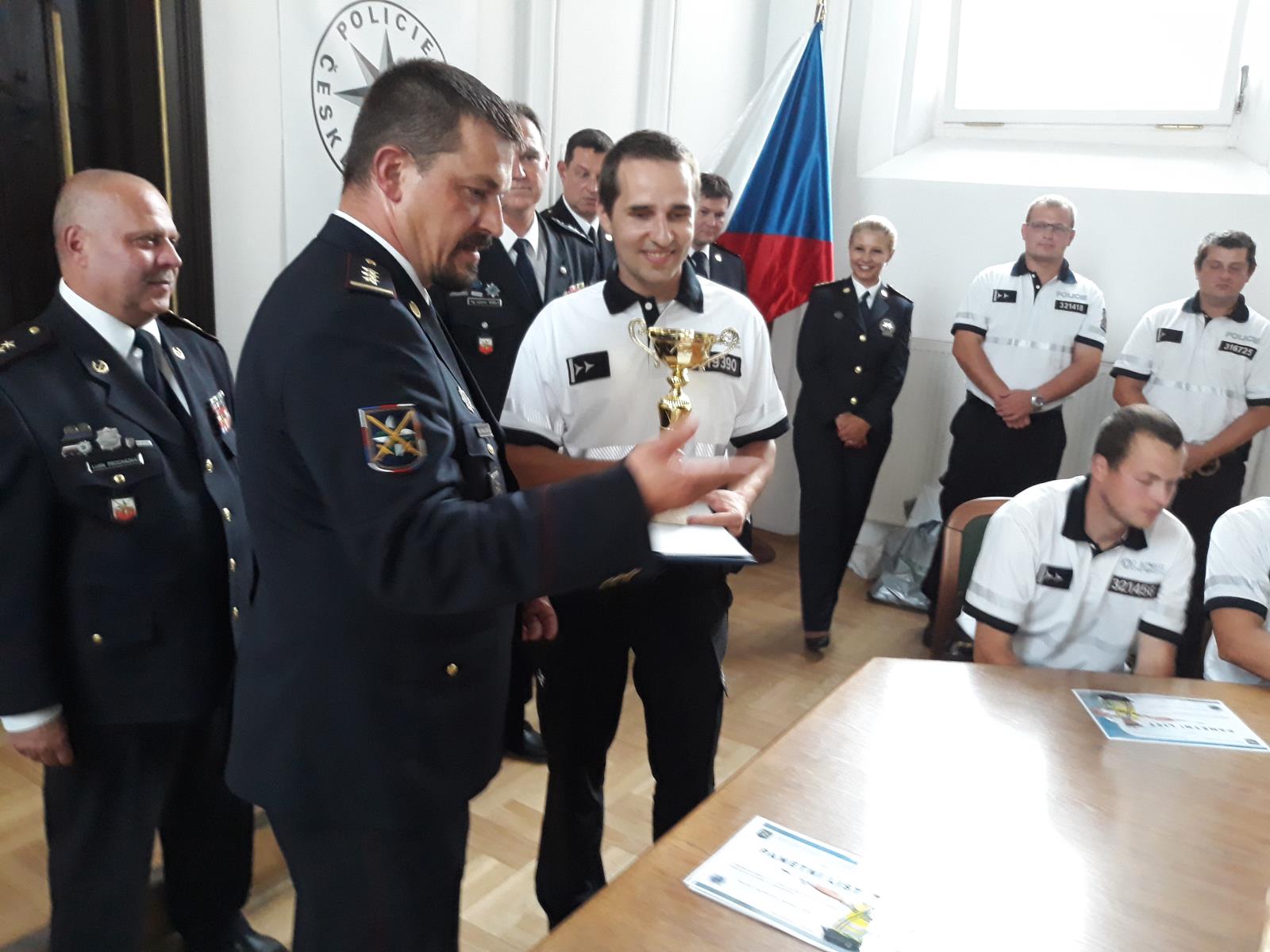 Předání ocenění absolutnímu vítězi