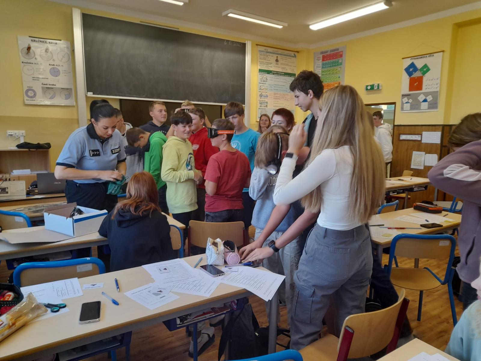 Přednáška pro žáky ze ZŠ Zaječov