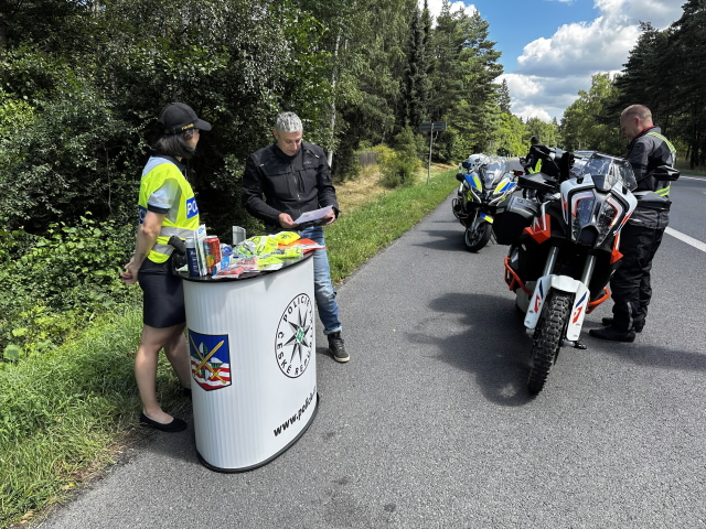 Preventivní akce na motocyklisty