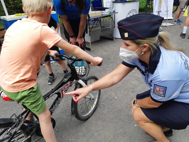 Preventivní akce zaměřená na cyklisty