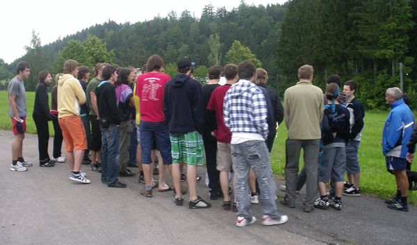 Příprava na slzotvorný granát