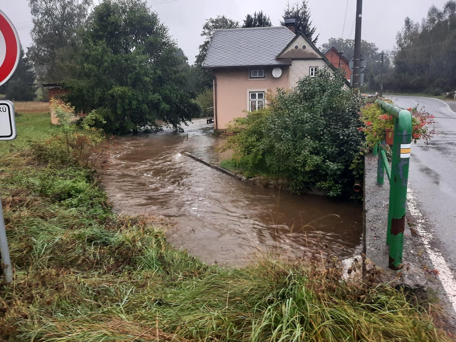 Protržená hráz Zdoňov - Náchodsko