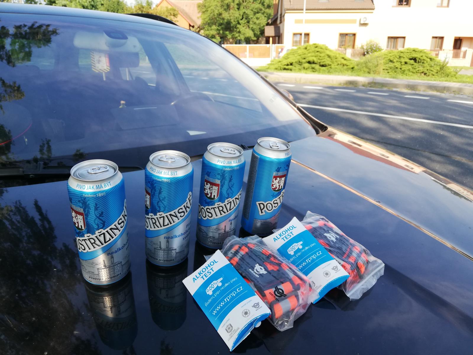 Řídím piju nealko pivo