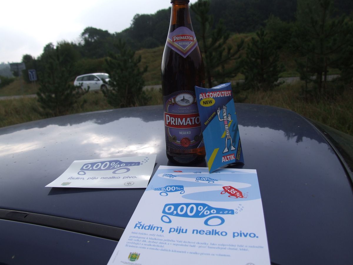 Řídím-piju nealko pivo