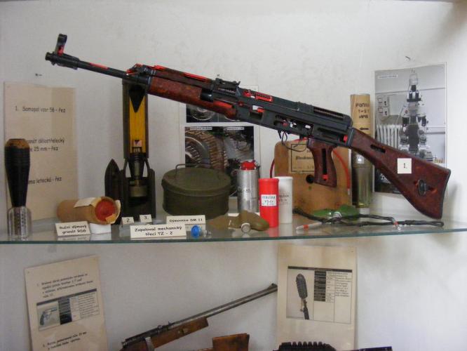 Samopal vz.58 - řez