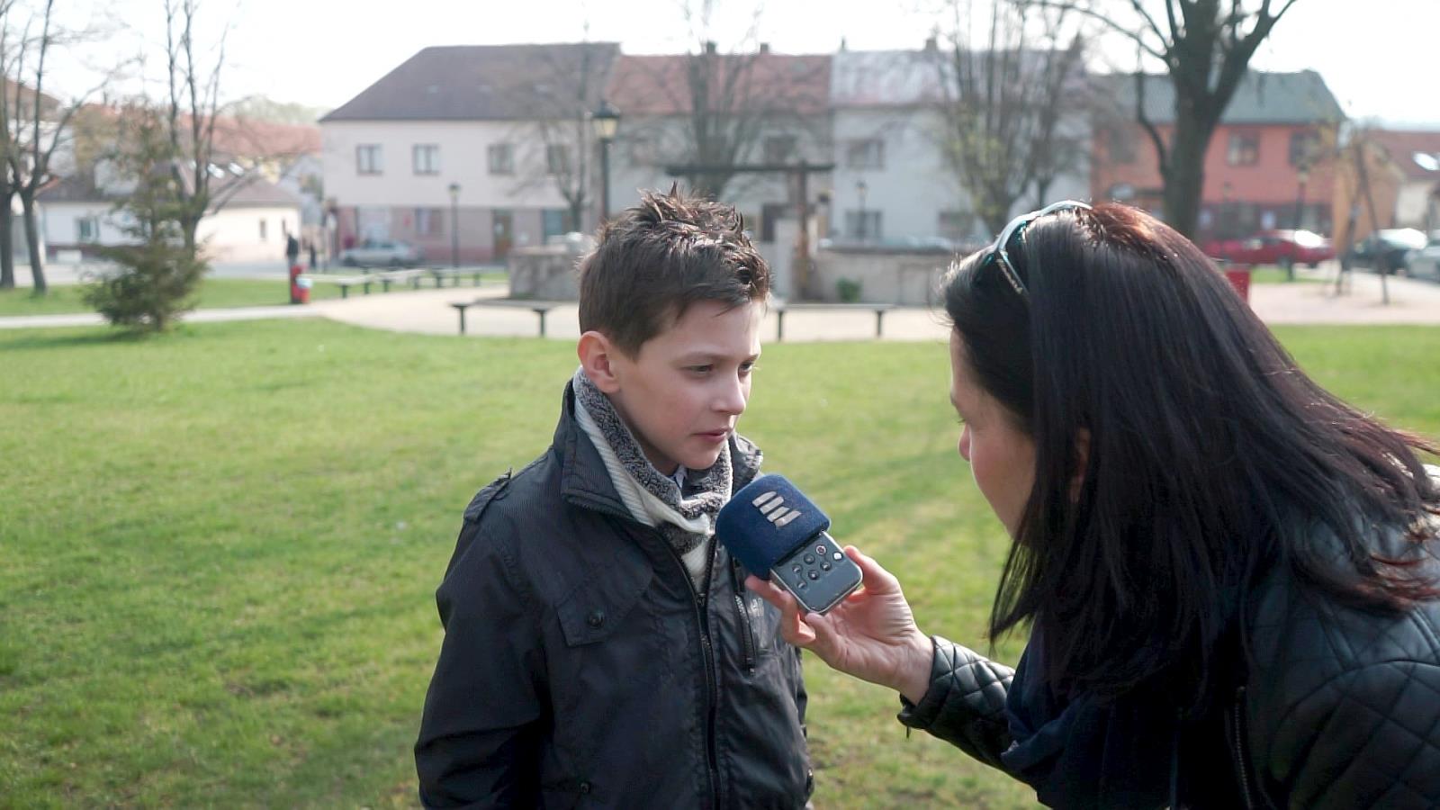 Setkání s dětmi ZŠ Bystřice