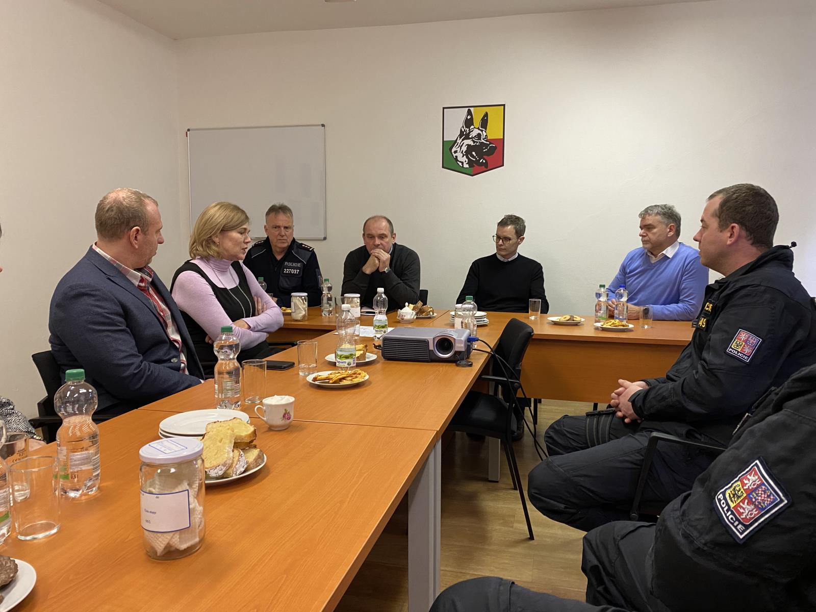 Setkání vedení krajského ředitelství se soudci a státními zástupci