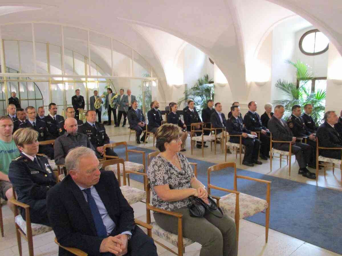 Slavnostní předávání medailí květen 2017