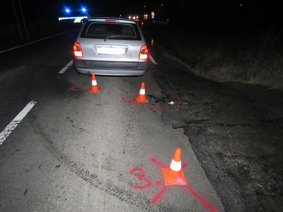 Srážka Citroenu s&nbsp;cyklistou