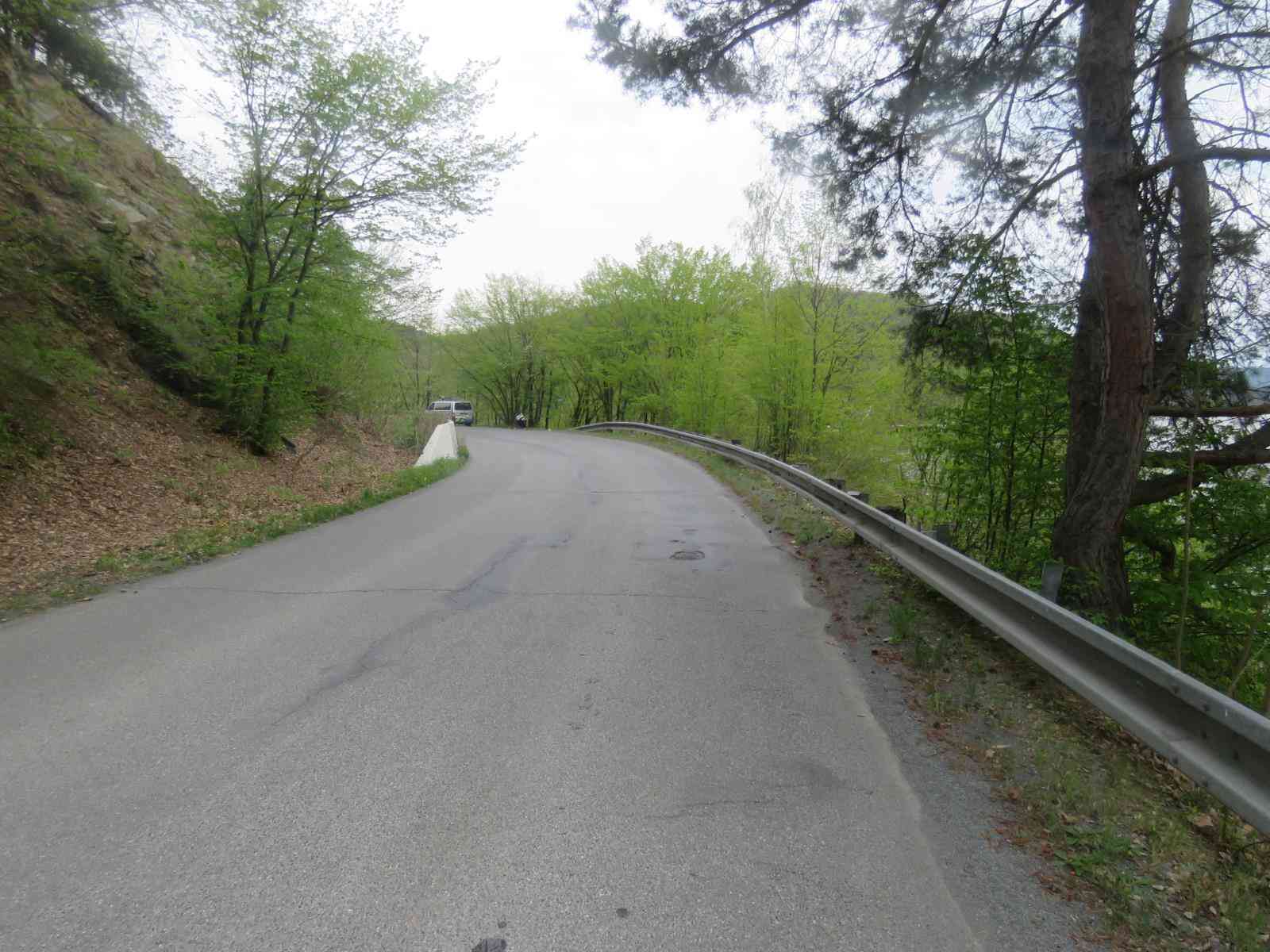 Štěchovice - pohled na místo nehody foto č. 1
