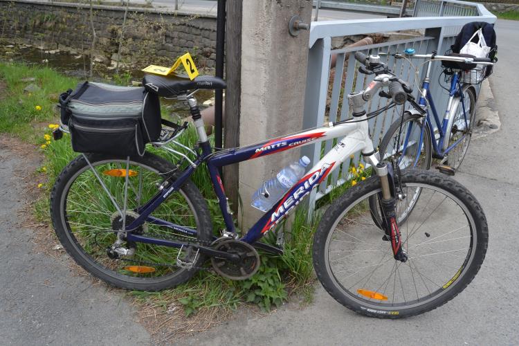 Střet dvou cyklistů