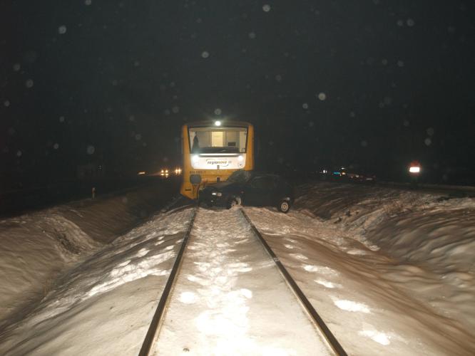 Střet s vlakem u Zašové