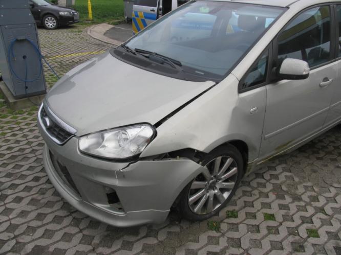 Střet vozidla se srnou