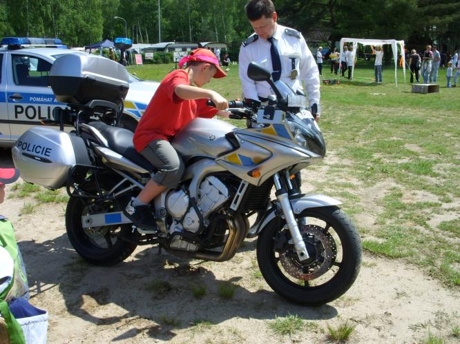 Test služebního motocyklu