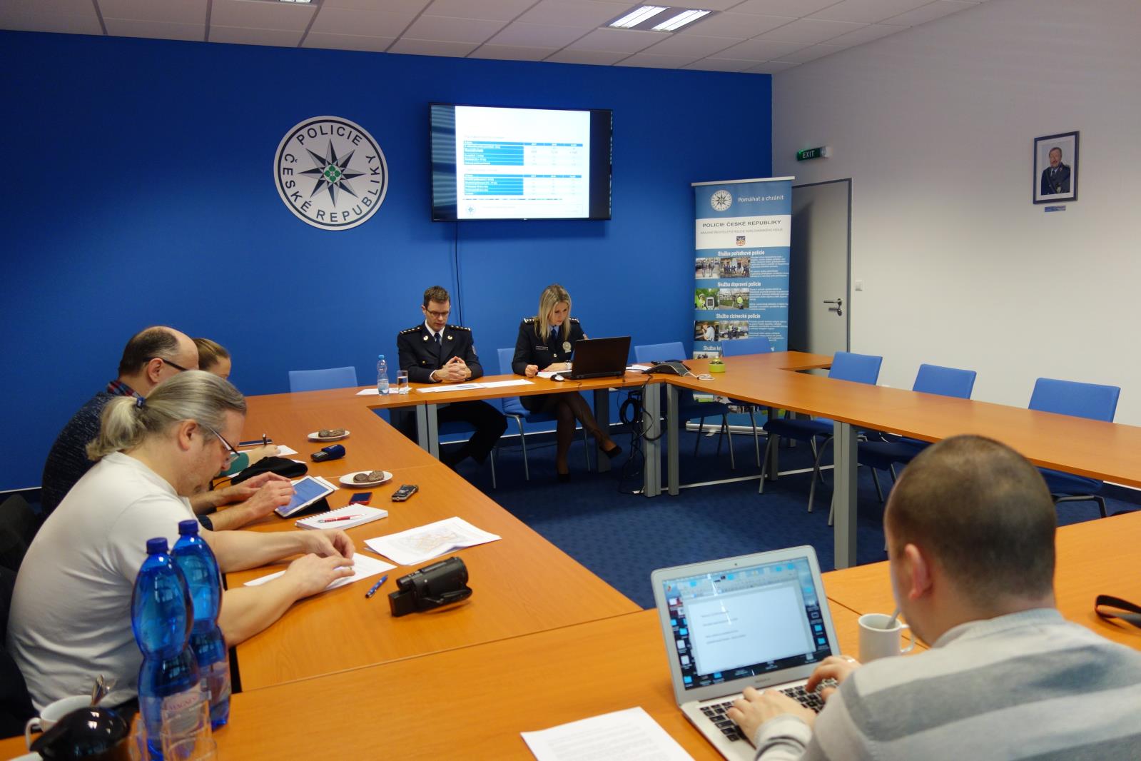 Tisková konference ke kriminalitě za rok 2018