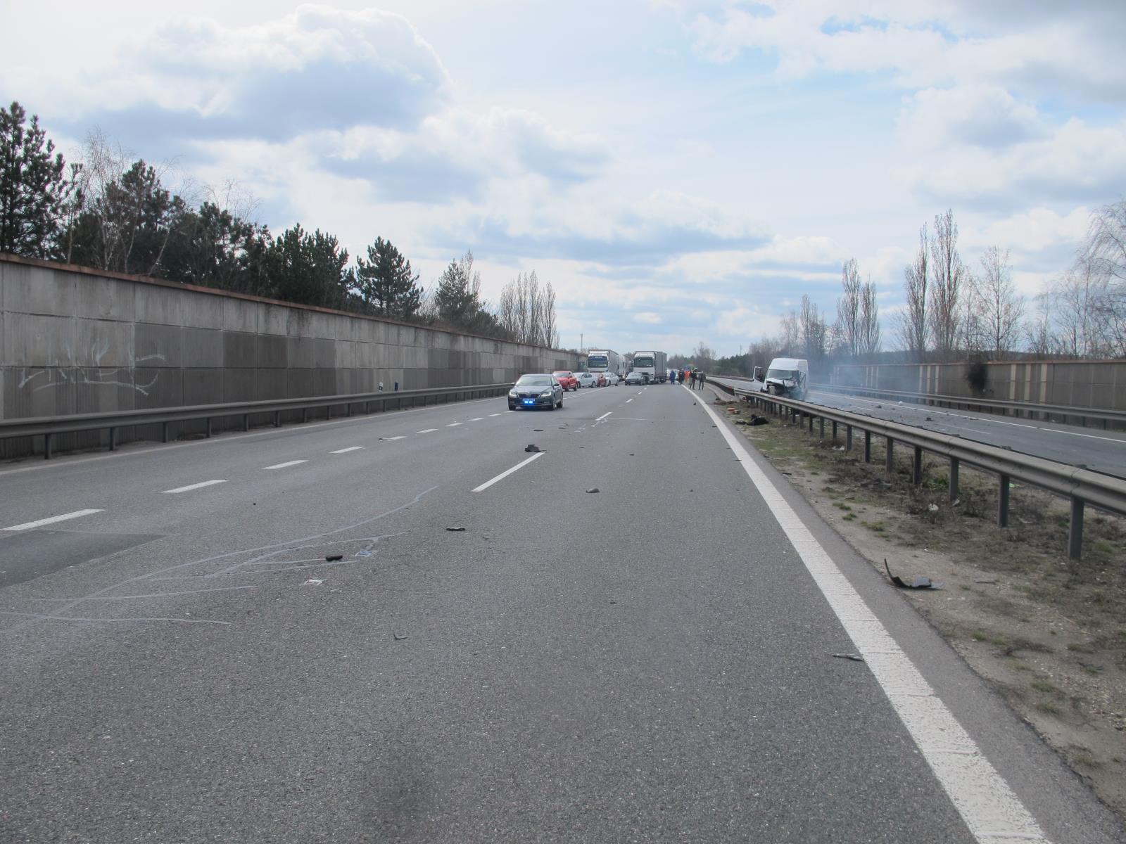 Tragická dopravní nehoda na dálnici D5