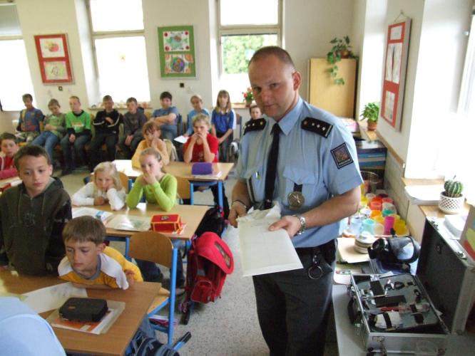 Ukázka policejní práce