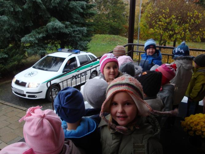 Ukázka policejního vozidla