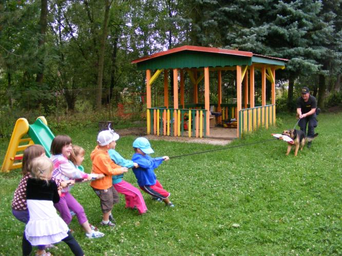 Ukázka práce čtyřnohých ochránců zákona  .jpg