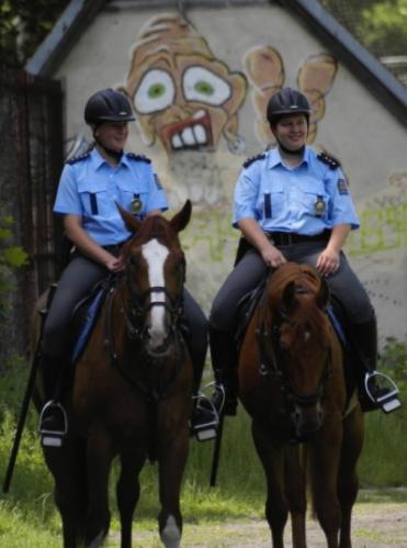 Úvaly-jízdní policie