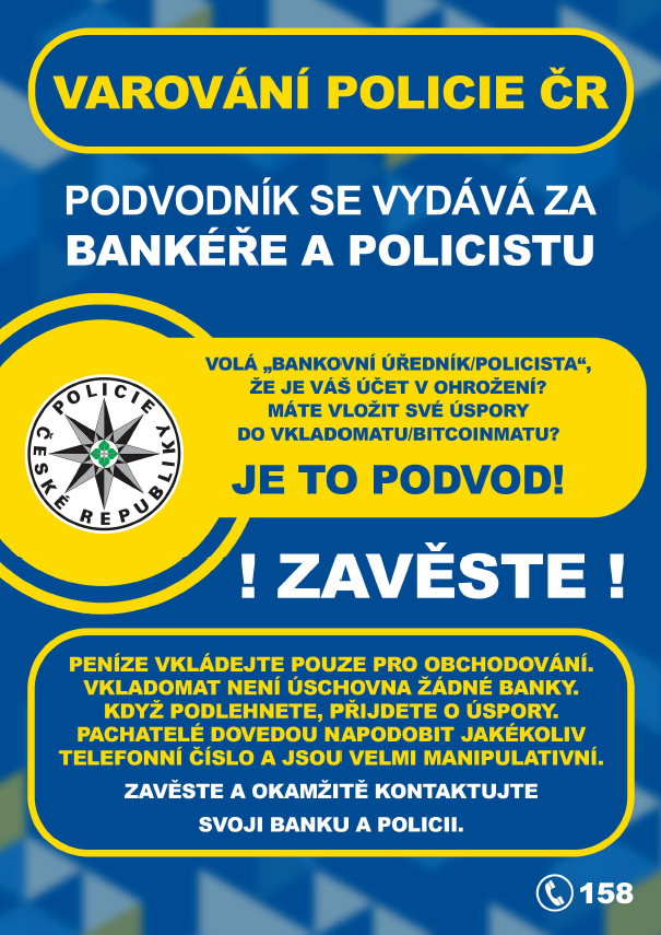 Varování PČR