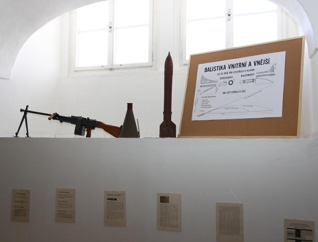 Volně vystaven exponáty