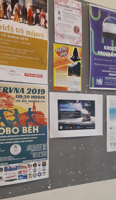 Vstupní chodba MK Děčín