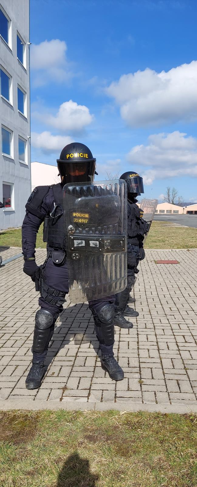 Výcvik pořádkové jednotky Zbiroh