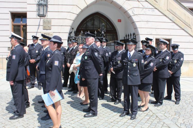Vyhodnocení nejlepších policistů a zaměstnanců