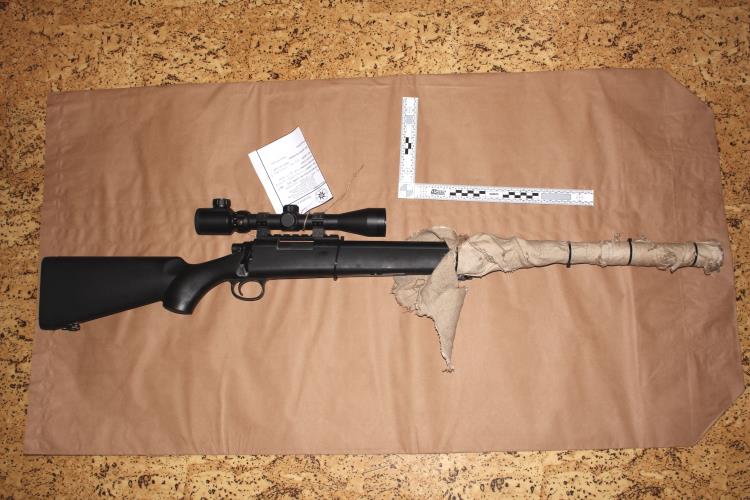 Zajištěná airsoftová zbraň 1