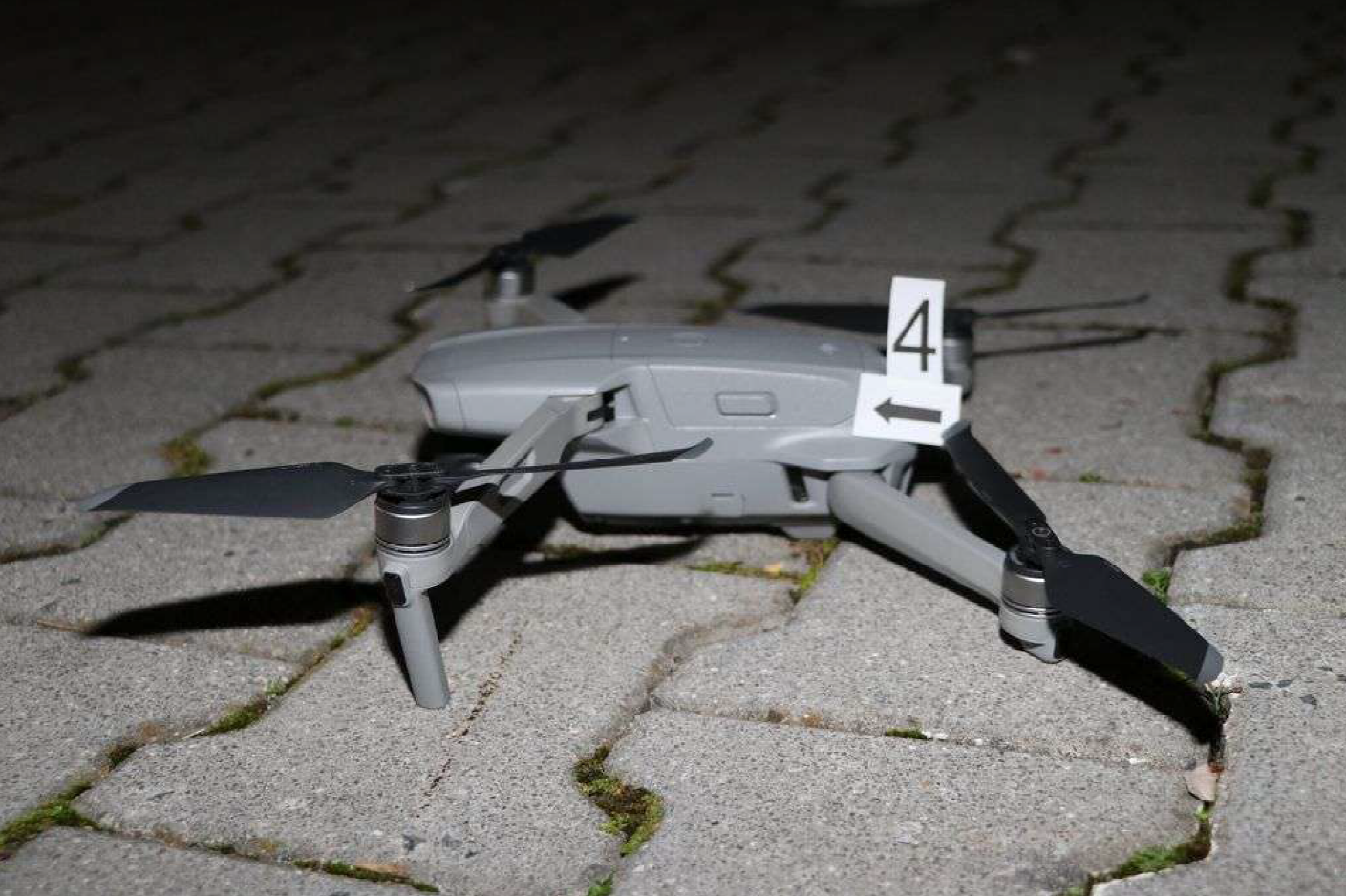 Zajištěný dron - Horní Folmava