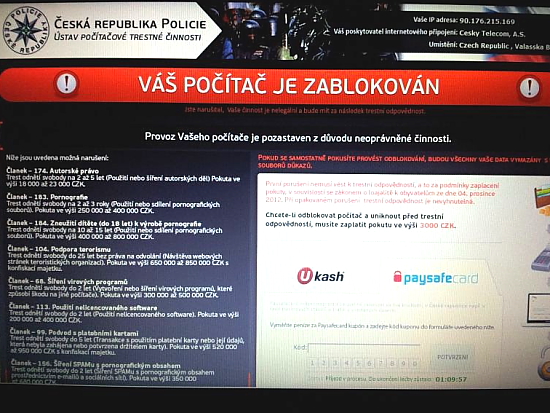 Zavirovaný počítač
