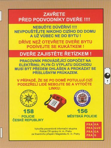 Zavřete před podvodníky dveře