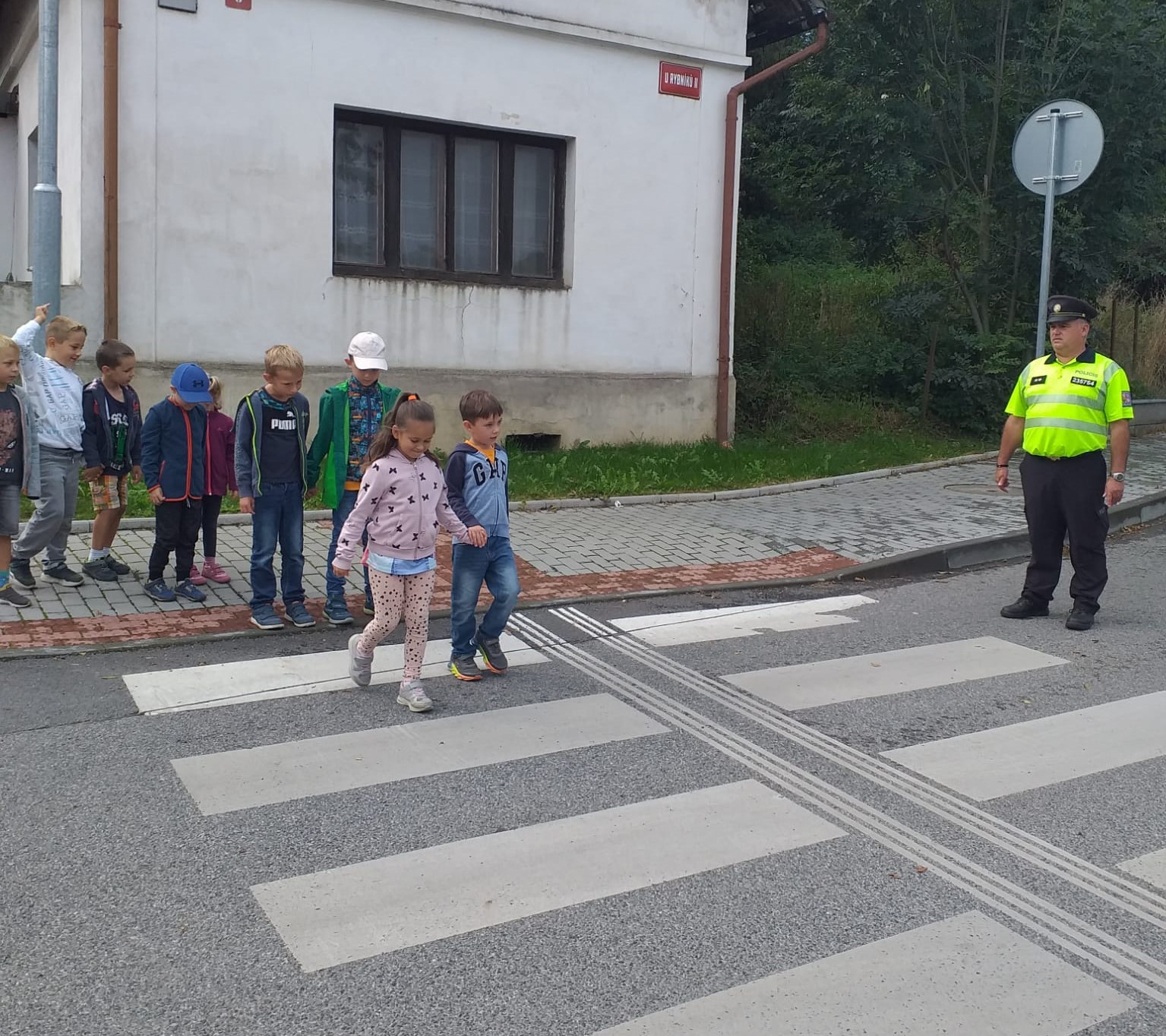 Zebra 2023 - nácvik přecházení 4.