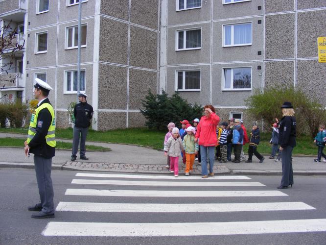 Zebra MŠ Slaný - Na Dolíkách - přechody