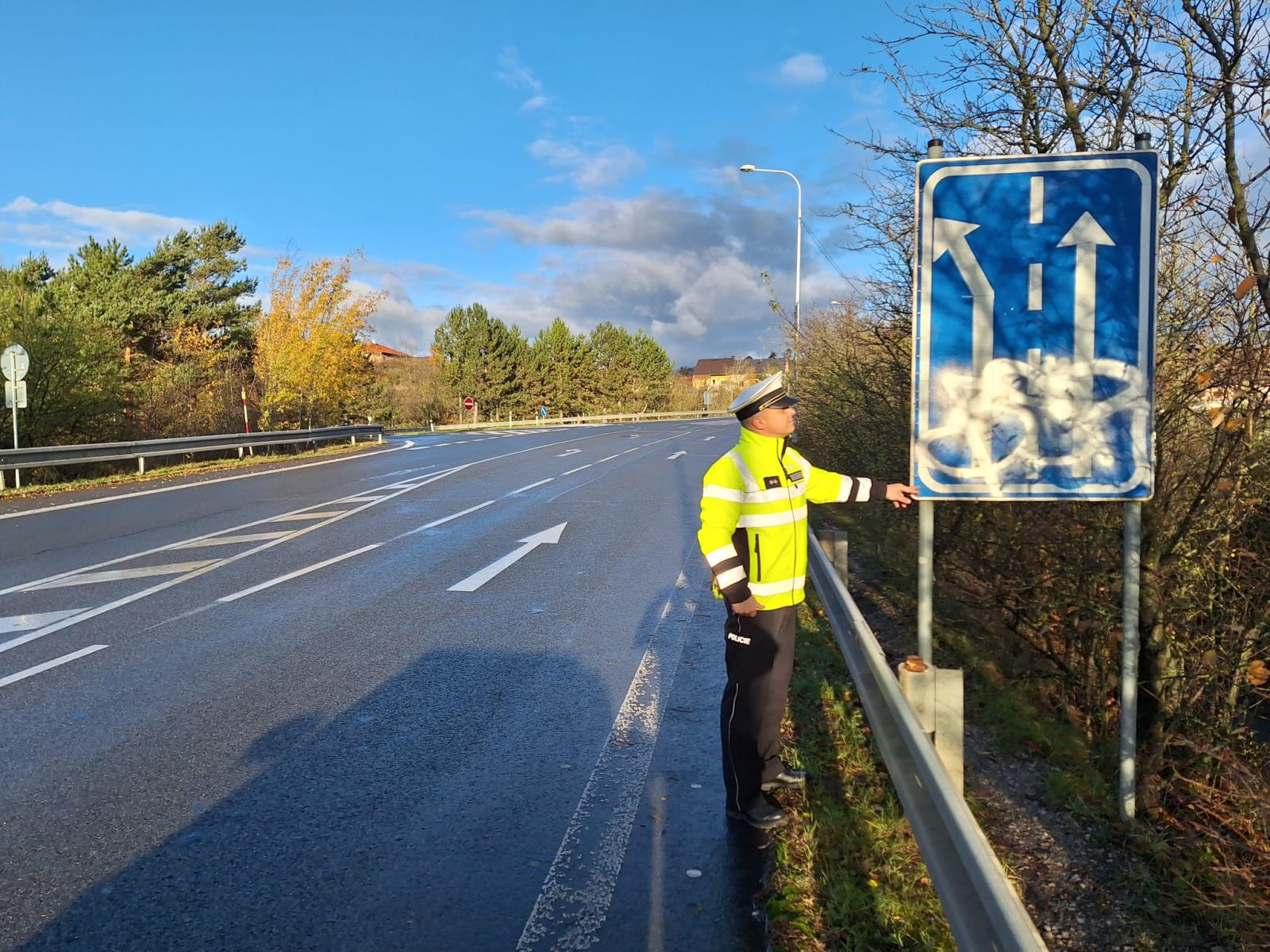 Zjištěné závady na dopravním značení