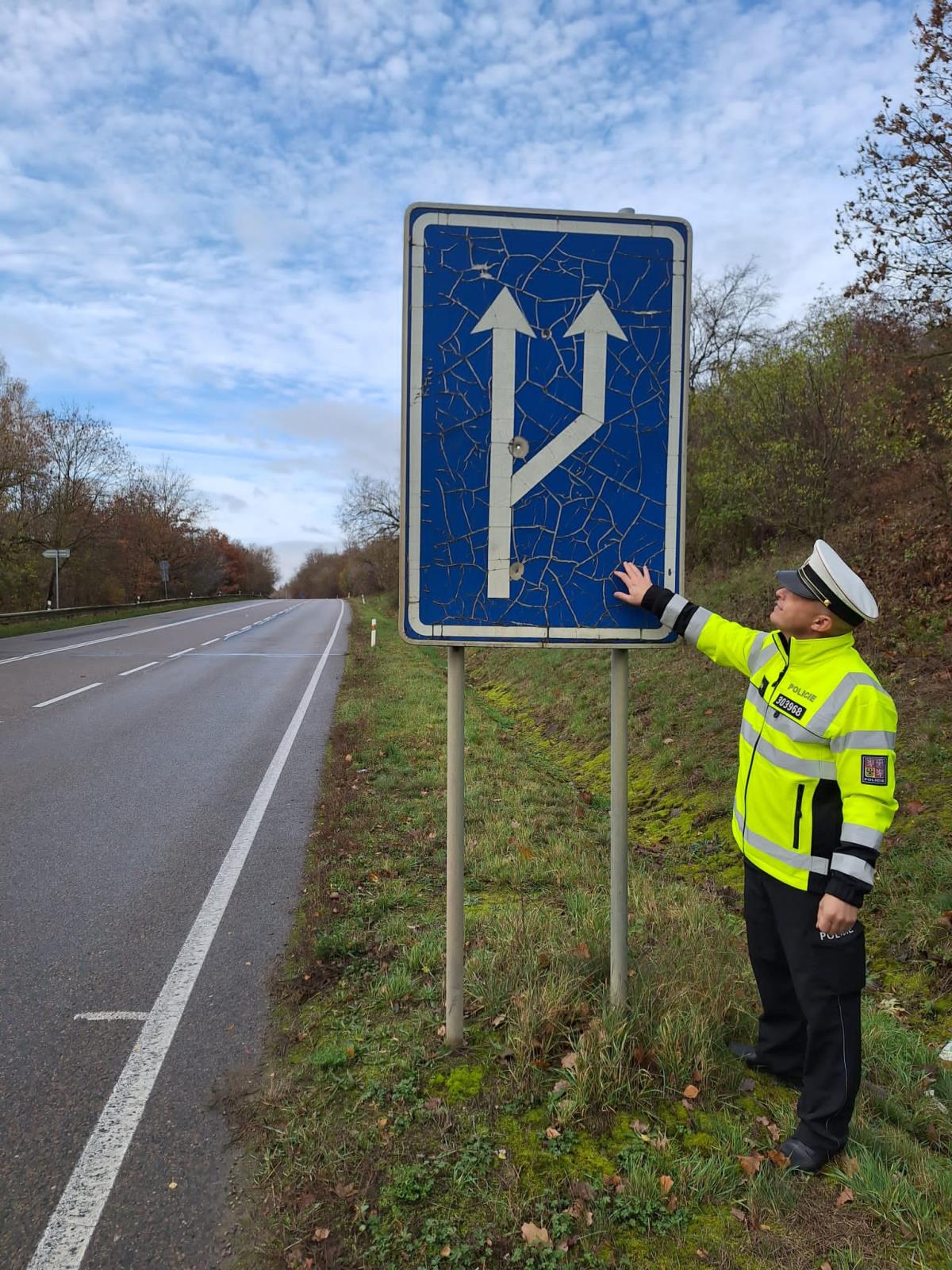 Zjištěné závady na dopravním značení