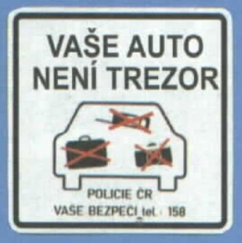 auto není trezor