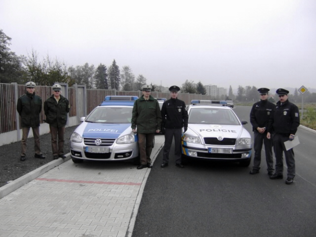 čeští a němečtí policisté
