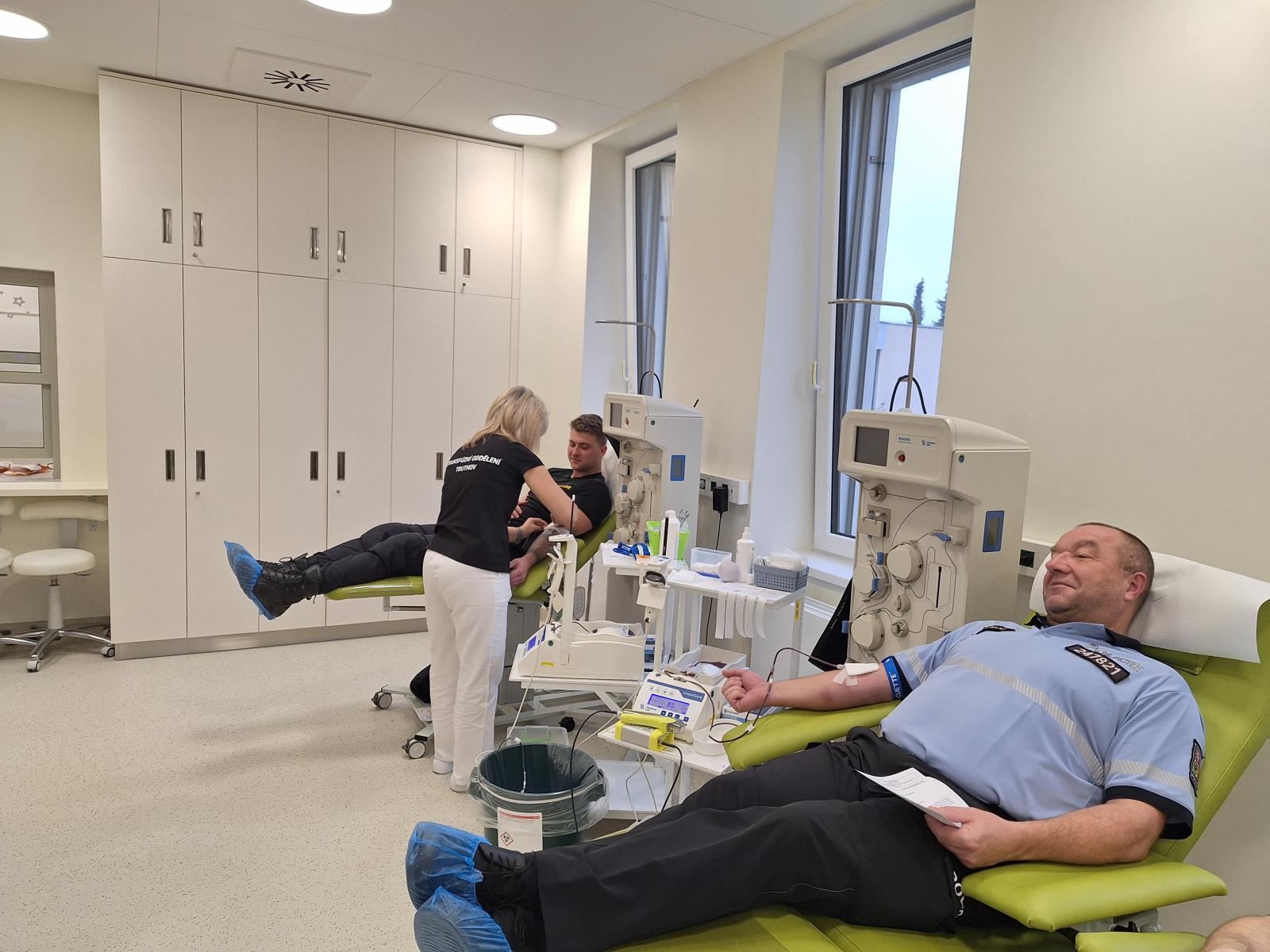 dárci krve - policisté z Trutnovska