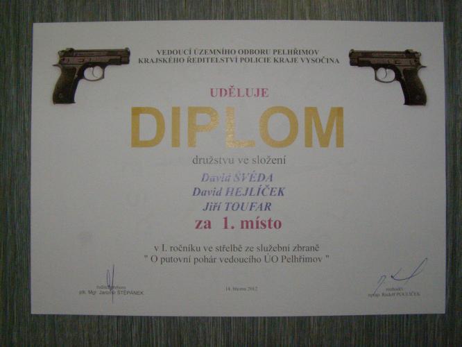 diplom za 1. místo v družstvech.JPG